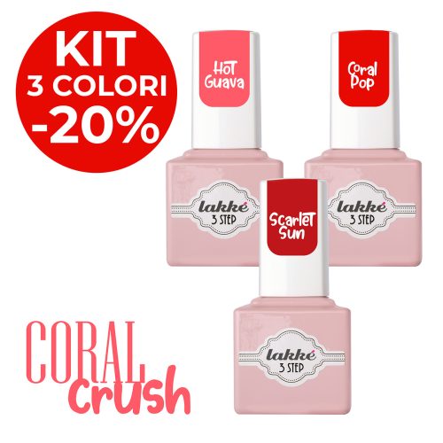 Gel Semipermanente L.E. - Coral Crush Kit