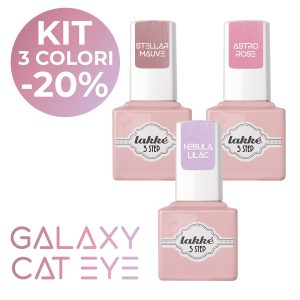 LAK_KIT_Boccette_GALAXY_CAT_EYE Gel Semipermanente L.E. - Galaxy Cat Eye Kit
