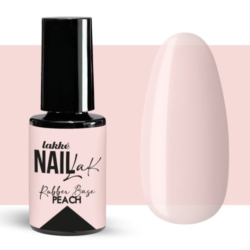 Nail Lak Semipermanente Rubber Base Peach